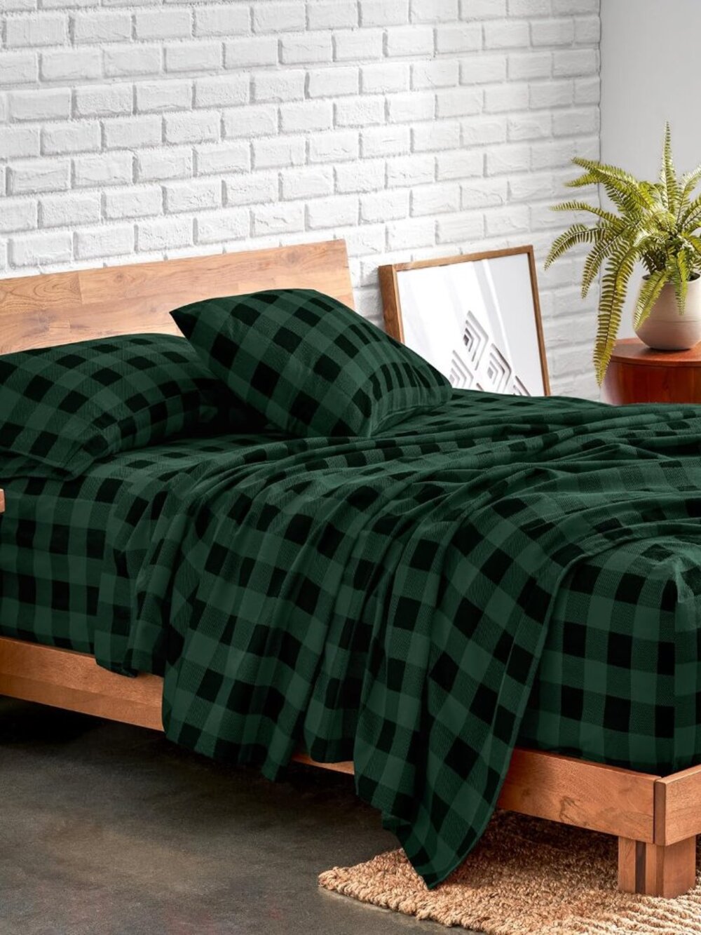 4- NIB  Bare Home Flannel Sheet Set Prints, 100% Cotton, Velvety Soft Heavyweigh